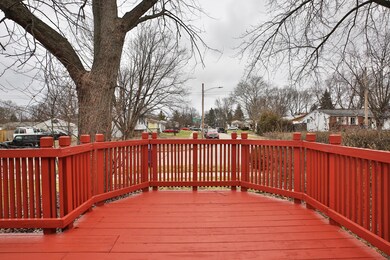 Half moon deck area
