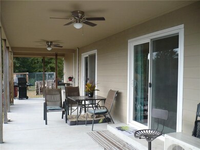 East side porch