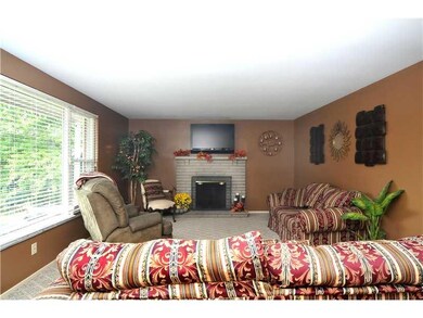 Living Room. Enjoy a relaxing evening by the firep
