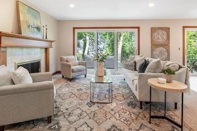 Living Room with Patio Door