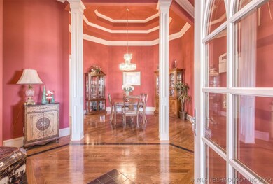 Walking into the home, you are greeted with 14' ce