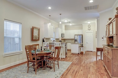 The open floor plan is perfect for entering family