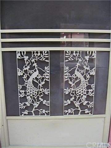 Retro screen door.