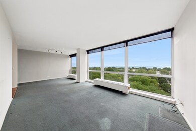 Large living room and dining room, all overlooking