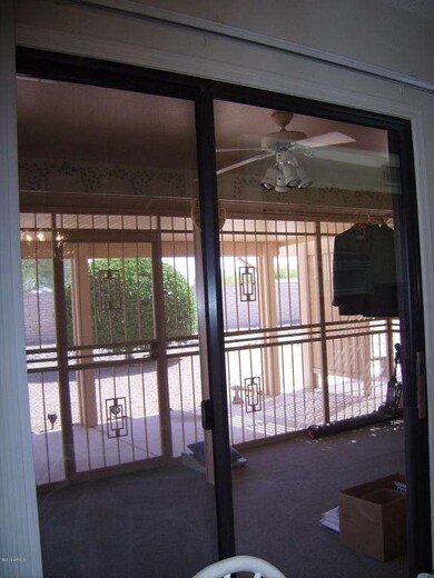Door from Dining Area to Security screen
