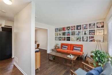 Newer laminate floors throughout the home make for