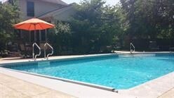 Salt water heated inground pool installed in 2010