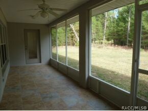 Screened in Room