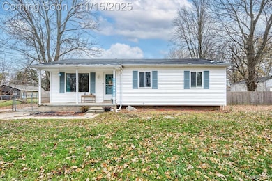 View of front of property with covered porch