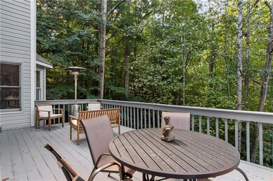 Gorgeous deck with view of woods!