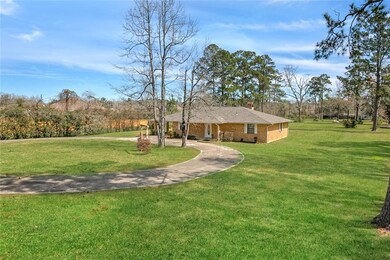 Exterior front aerial view.