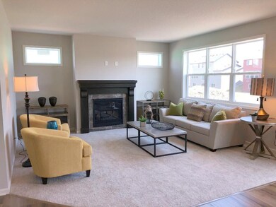 Lovely family room with extra windows and gas fire