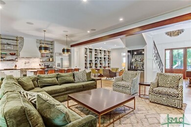 Family Room open to Kitchen and Dining Room/Living
