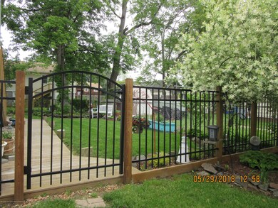 Entrance to lovely landscaped yard