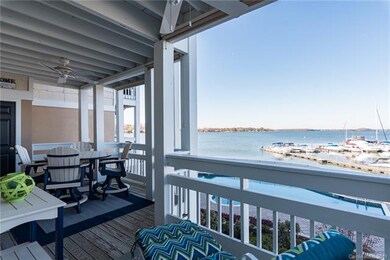 Spacious balcony with storage closet - great for entertaining.  Seller has installed pull down shades