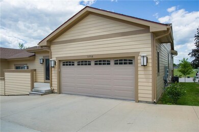 Attached 2 car garage