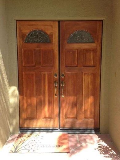 Double front door entry