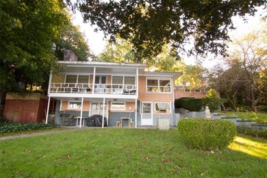Back of house facing water