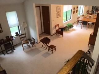 View of Living Room from stairs