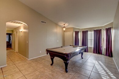 Spacious living area.