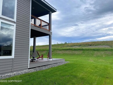 Exterior to rear yard