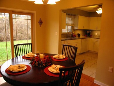 dining room with kitchen