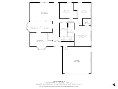 Floor plan Main Level