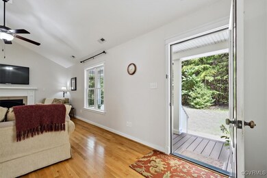 Hardwood Floors, vaulted ceiling