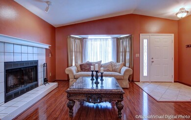 Living Room w/ Fire Place