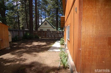 Back yard has storage shed and is partially fenced