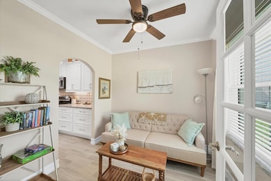 ATTRACTIVE OFFICE, NICELY FURNISHED WITH HIDE-A-BED FOR GUESTS, OPENS TO KITCHEN