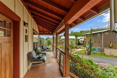 Covered front porch - South Facing