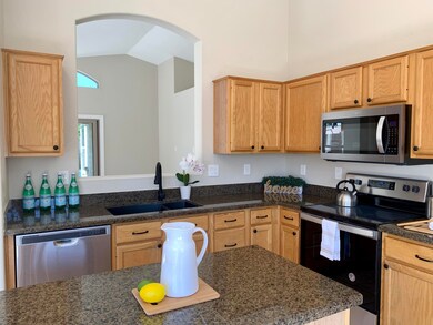 kitchen w/ new appliances