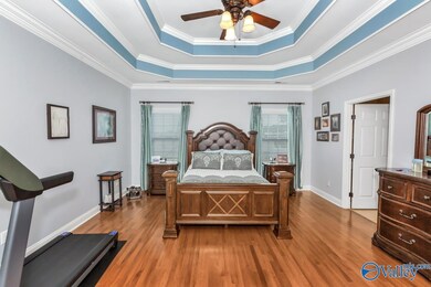 2 master suites on the main level!   Hardwood floors, large glamour bath.  Double trey ceiling and ceiling fan.