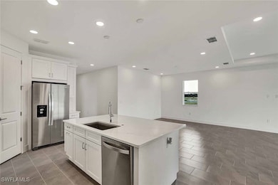 Open-concept kitchen and great room living area
