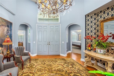 Greeted with elegant foyer