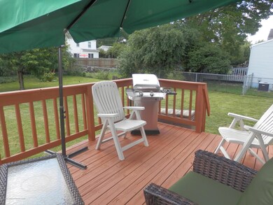 Deck off dining area