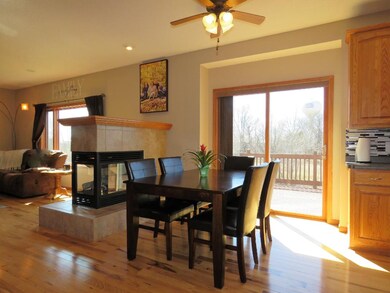 The impressive kitchen area is the centerpiece of 