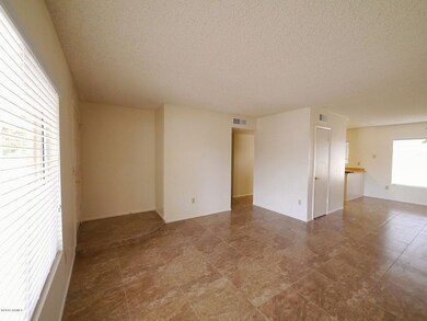 Living room and dining area