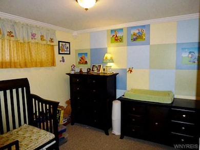 Bedroom. The second bedroom on the first floor has