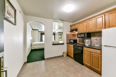 Fully functional kitchen.