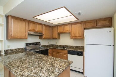 Granite And Updated Cabinets In Kitchen