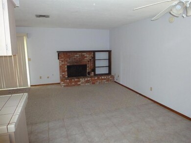 At the dining area looking towards the l