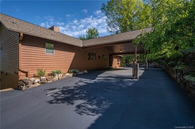 The driveway was recently resurfaced and offers pa
