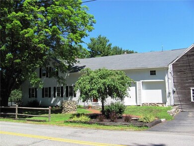 Side view of house, shed and barn...