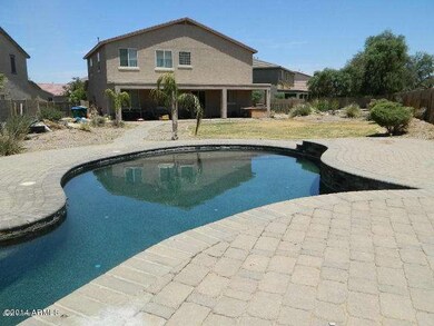 spacious backyard
