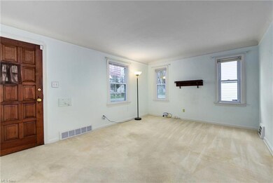 Living room facing front door