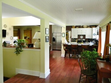 Notice the beautiful hardwood floors...