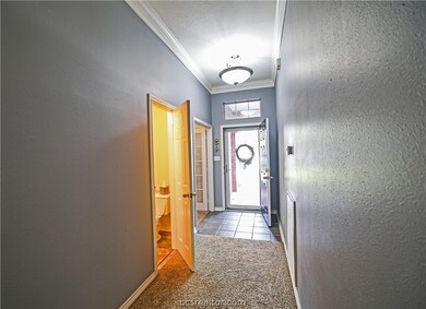 Front entry with half bath