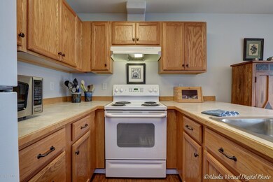 U-shaped kitchen for ease of access